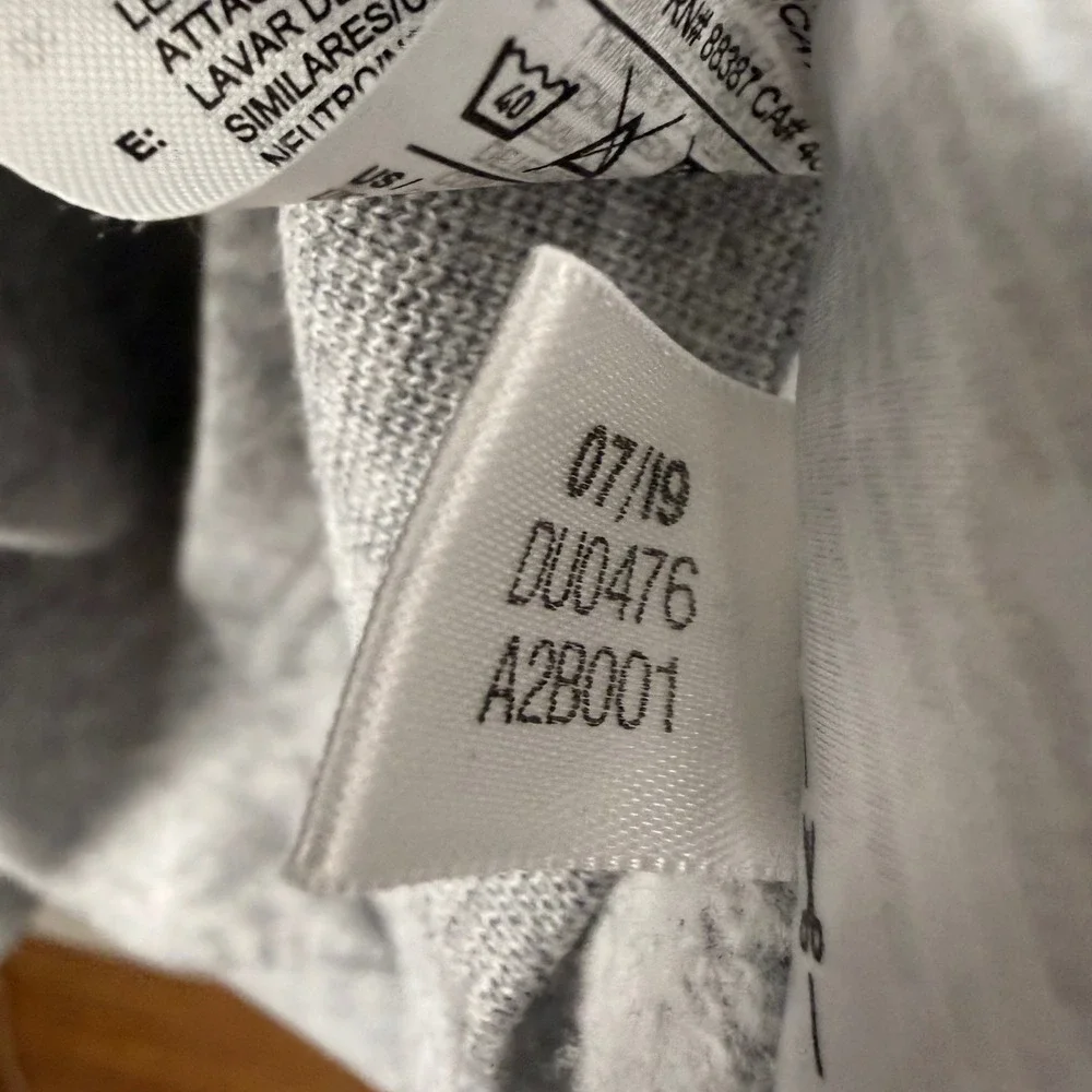 Adidas Mens Essentials 3-Stripes Full Zip Hoodie‎ Grey XL